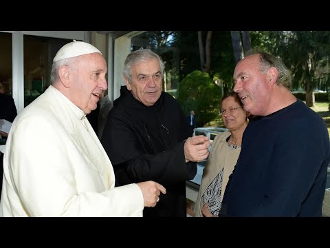 "Simply thank you!": Father Luigi Verdi's greeting to Pope Francis