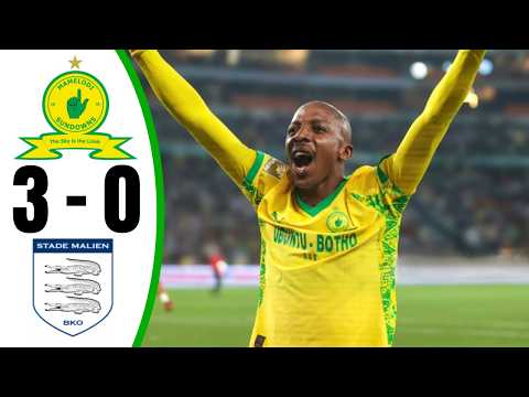 Mamelodi Sundowns vs Stade Malien 3-0 - All Goals & Highlights - 2026