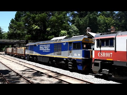 A recent visit by RailFirst's GL111 on SCT Logistics 6MP9 CSR013 CSR023 SCT003 CSR007 GL111 Mt Lofty