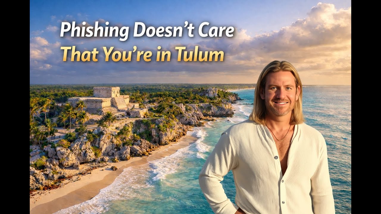 Phishing doesn't care that you are in Tulum