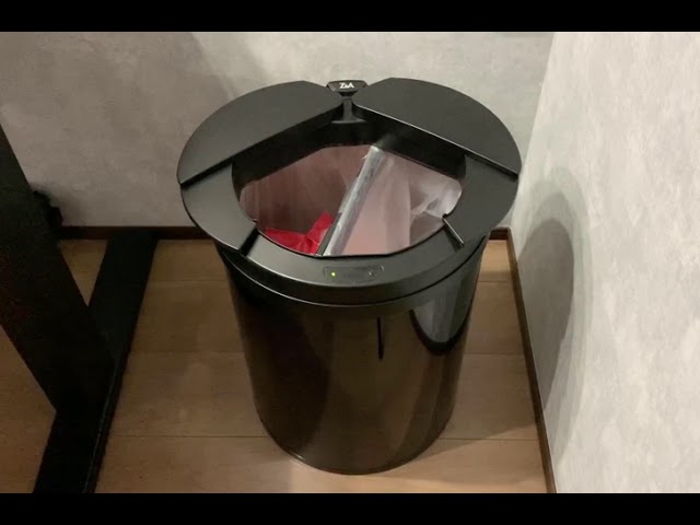 ZitA miniレビュー】デスク下にも置ける横開き自動開閉ゴミ箱を ZitA miniレビュー】デスク下にも置ける横開き自動開閉ゴミ箱を