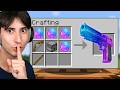 Secretly Crafting a Super Gun in Minecraft