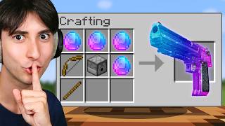 Secretly Crafting a Super Gun in Minecraft