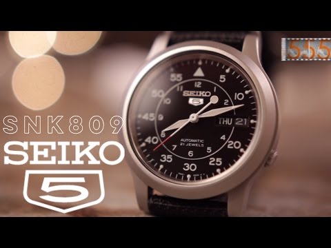 Review: Seiko 5 SNK809 Military Watch - Best First Automatic Sports Watch Around $50?