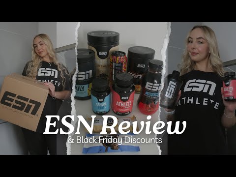 MY FAVOURITE SUPPLEMENTS 🖤 | ESN Review & Black Week SALE Info 🚨✨🛍️ Discount Code FAITHELLA