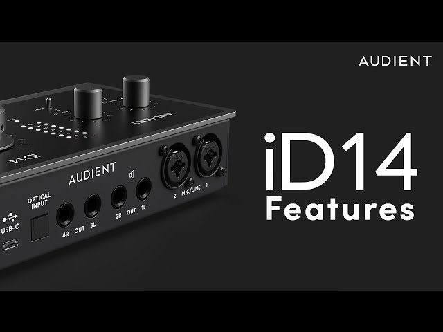 Video Teaser für Audient iD14 MkII Feature Overview