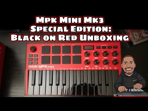 Распаковка MIDI-клавиатуры AKAI Pro MPK Mini MK3