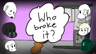 Who Broke it ( Incorrect UnderTale AU quotes animated )