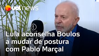 Lula aconselha Boulos a mudar de postura com Pablo Marçal: 'Deixa ele falar o que ele quiser'