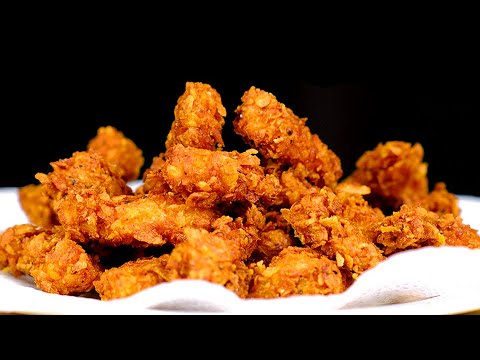 Golden Chicken Nuggets🍗Crunchy Gluten Free Recipe!🌽