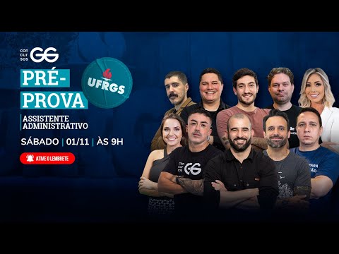 PRÉ-PROVA UFRGS | É dia 01/11, às 9h
