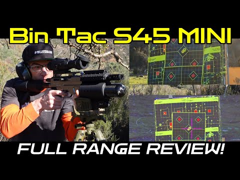 The BinTac B&W S45 MINI 457 Semi Auto PCP Full REVIEW AND RANGE TEST! The BEST SEMI AUTO FOR 2022