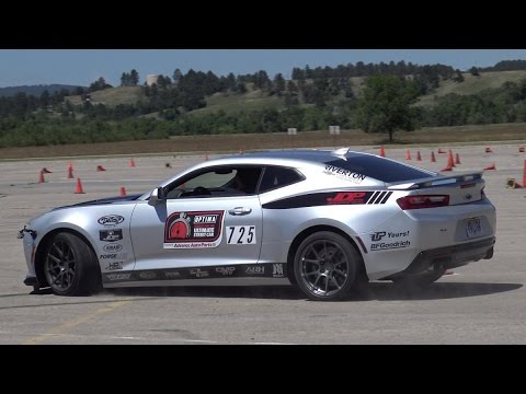 JDP Motorsports 2016 Chevy Camaro SS kicking ass at autocross event