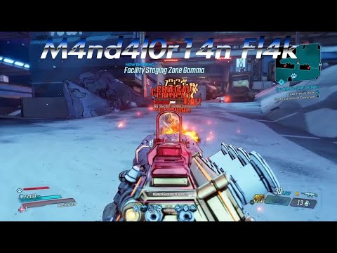 Borderlands 3 M4nd4l0r14n Fl4k Final Build and Demo! Tankiest Deathless M11 Build!!  Huge Damage!