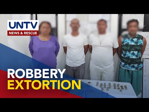 4 suspek sa paghingi ng butaw sa transport group sa Bacoor City, arestado