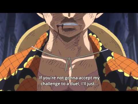 Luffy vs Bellamy . final fight