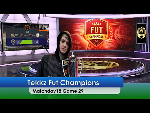 ⚽️ Tekkz Gameplay ⚽️🥇Matchday 18 Game 29🥇🔥FUT Champions🔥💥 futpro2 fifa 21💥