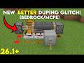 NEW! Infinite Item Duplication Glitch Minecraft Bedrock v26.10+! (Easy Survival)