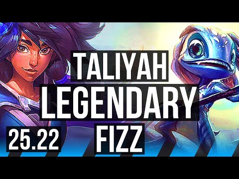 TALIYAH vs FIZZ (MID) | Legendary | NA Master | 25.22