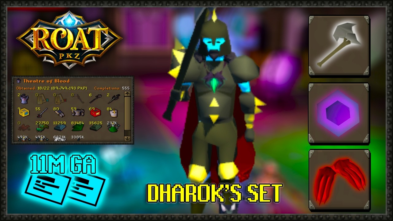 HOW TO DO TOB WITH DHAROK'S SET *NO SCYTHE NEEDED* | 11M PKP GIVEAWAY | ROAT PKZ