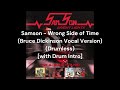 Samson - Wrong Side of Time (Bruce Dickinson Vocal Version) (Drumless) [with Drum Intro]