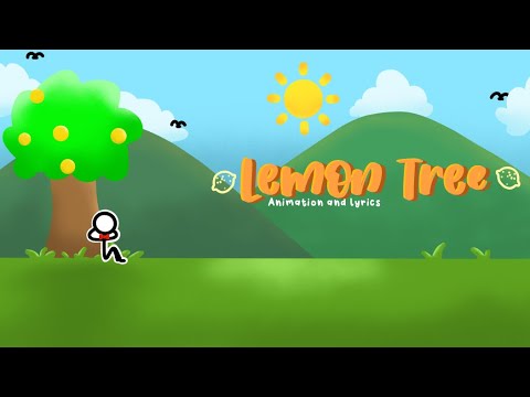 Lemon Tree animation and lyrics 🌳🍋