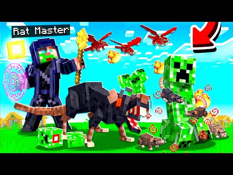 Taming OVERPOWERED Pet Rats in Minecraft!