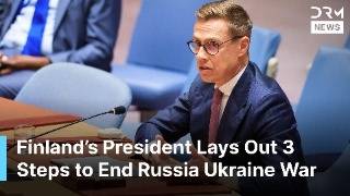 Finland's President Stubb Lays Out 3 Steps to End Russia Ukraine War at UN Security Council | AC1N