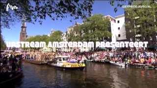 Upstream Golden Show Boat - Amsterdam Canal Parade Boat 2013