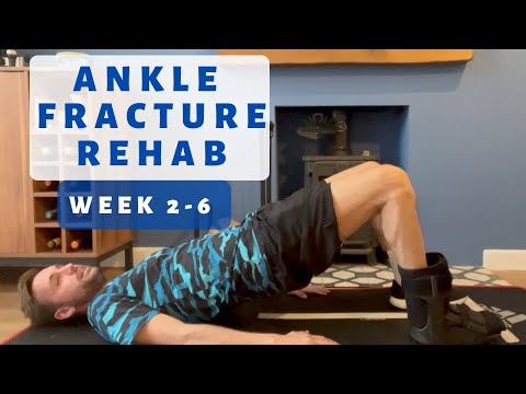 Ankle Fracture Routine Recovery Exercises with Boot Week 2-6