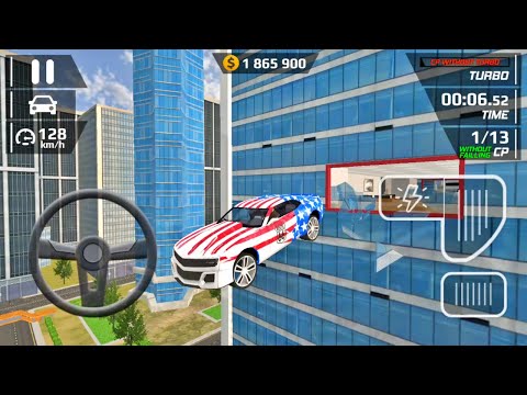 Smash Car Hit Car Driving Simulator - American Car Driving Impossible City Stunts Android Gameplay