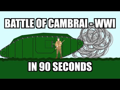 The Battle of Cambrai (WWI) in 90 Seconds