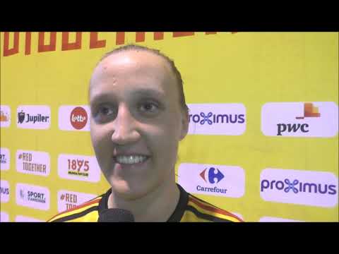 Ella Vierendeels na Polen U19 - Belgian Red Flames U19 op 09 04 2019