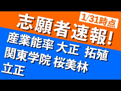 現代経済学科 【志願者速報2021】　首都圏その他の大学の志願者数②　※1月31日時点