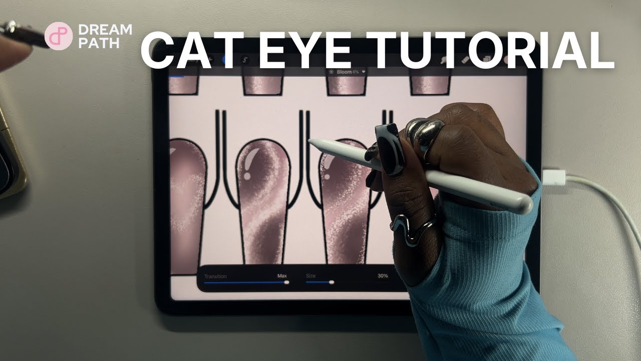 Cat Eye Tutorial | Digitally Planning Nails