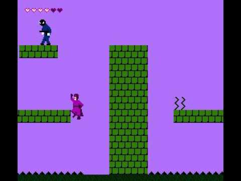 NES Homebrew - Purple Cape Man: Vigilante Ninja (2015)