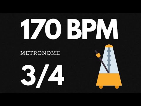 170 BPM Metronome 3/4