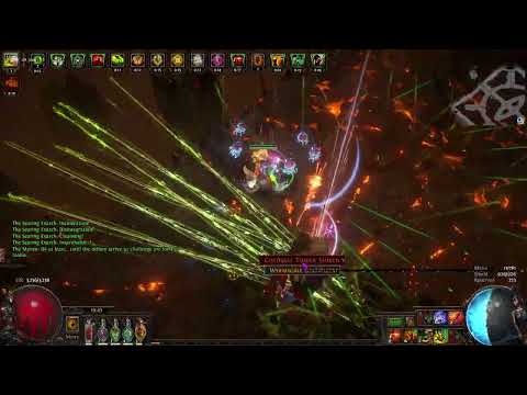 Path of Exile Scourge arrow 3.21 VS Uber Searing Exarch