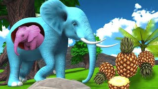 गर्भवती हथिनी - Pregnant Elephant Kahani Panchatantra Moral Stories | JOJO TV 3D Hindi Fairy Tales