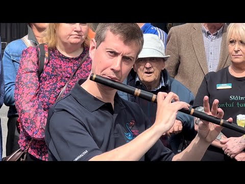 Enda Seery Fleadh 2022. 6th Aug 22. Street performance for TG4.