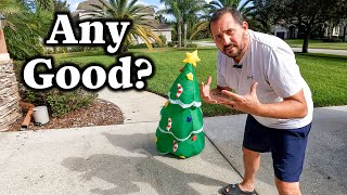 GOOSH 5 FT Height Christmas Inflatables Tree Decorations