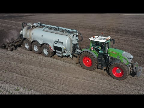 Fendt 942 | KUMM Technik KTR | Akkerbouwbedrijf Deddens | Bouwland bemesten | Gülle Ausbringung