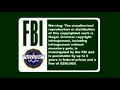 Green FBI Warning Screen