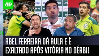 ‘O Abel sempre fala o que poucos falam’: técnico é exalatdo pós Palmeiras x Corinthians