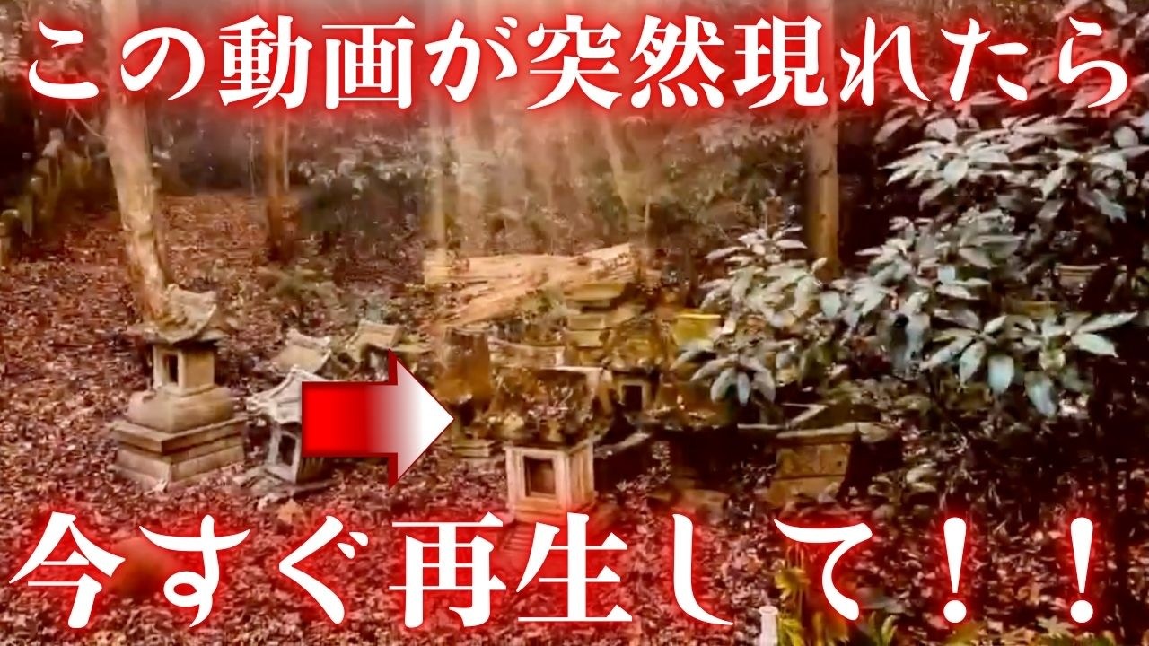 ※あなたは選ばれました※この映像が確認できたら奇跡招来の合図。見逃さないように「今」御拝聴ください。