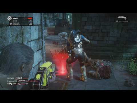 FERAL HORDE MODE - Gears of War 4 Horde 1 - 10 WAVES