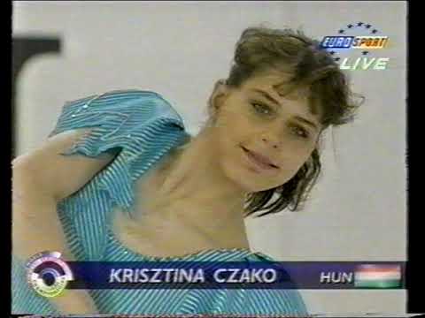 Krisztina Czakó HUN - 1995 World Figure Skating Championships Free Skate
