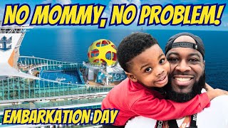 We Ditched Mommy for a Royal Caribbean Cruise! What Could Go Wrong? Embarkation Day | Mariner OTS