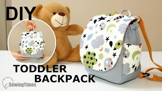 DIY TODDLER BACKPACK | Cute Bag for baby Sewing Tutorial [sewingtimes]