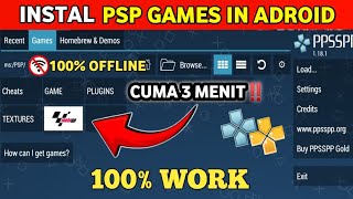 Download lagu Cara pasang game ppsspp di android terbaru 2025 || cocok untuk pemula‼️ mp3
